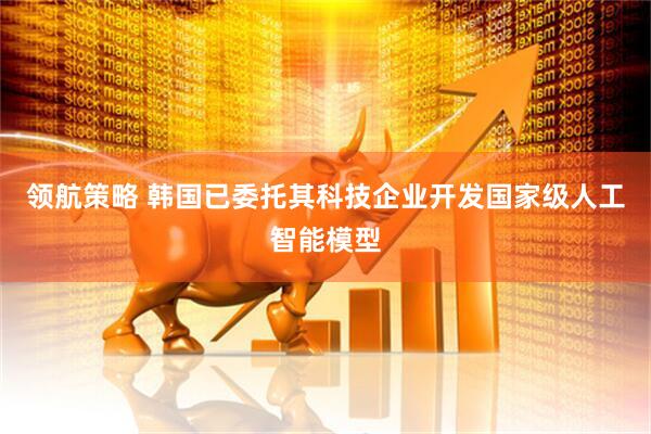 领航策略 韩国已委托其科技企业开发国家级人工智能模型